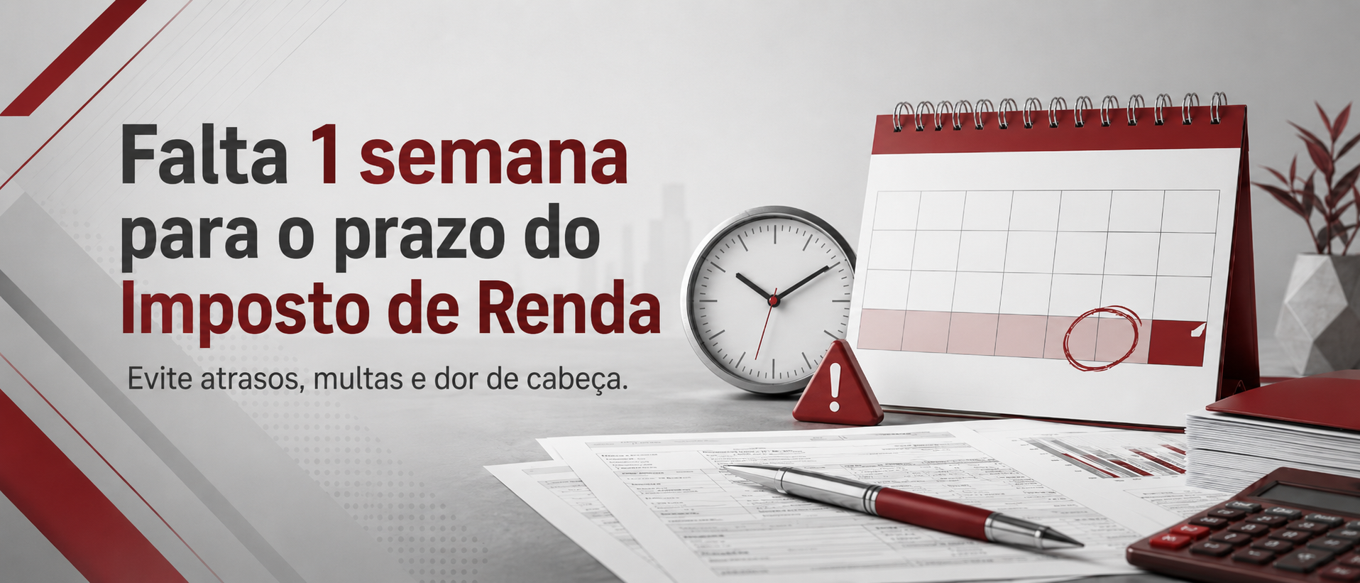 Falta uma semana para acabar o prazo do Imposto de Renda: veja os riscos de deixar para a última hora