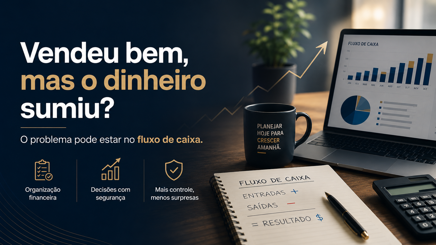 Fluxo de caixa para pequenas empresas: como organizar o dinheiro da empresa e evitar sustos no fim do mês